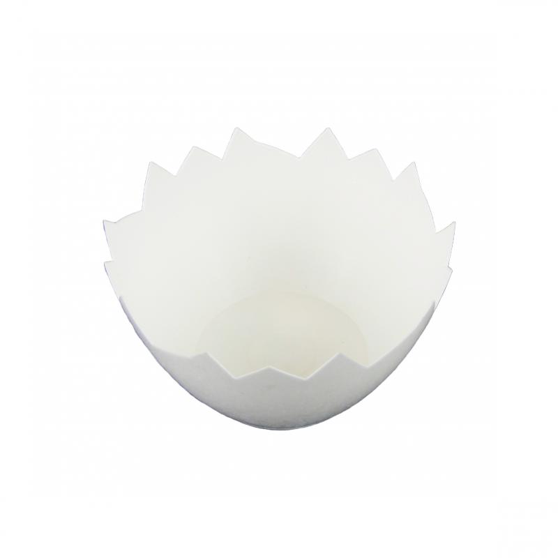 Osłonka plastikowa skorupka 15cm biała